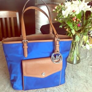 Michael Kors Kempton Royal Blue Tote